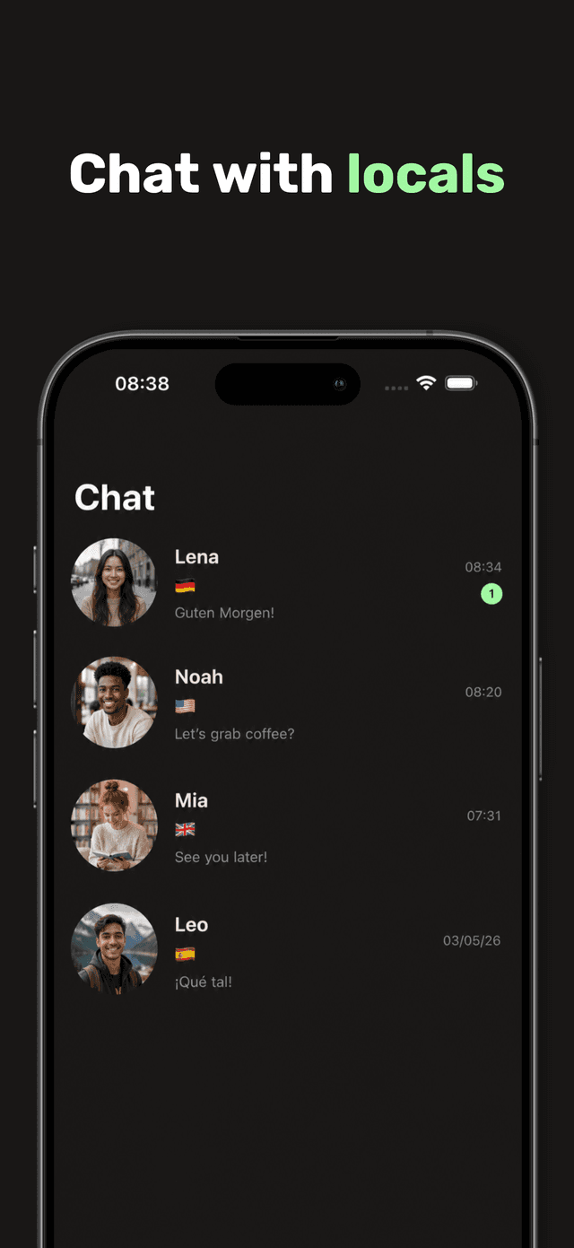 Chat with locals